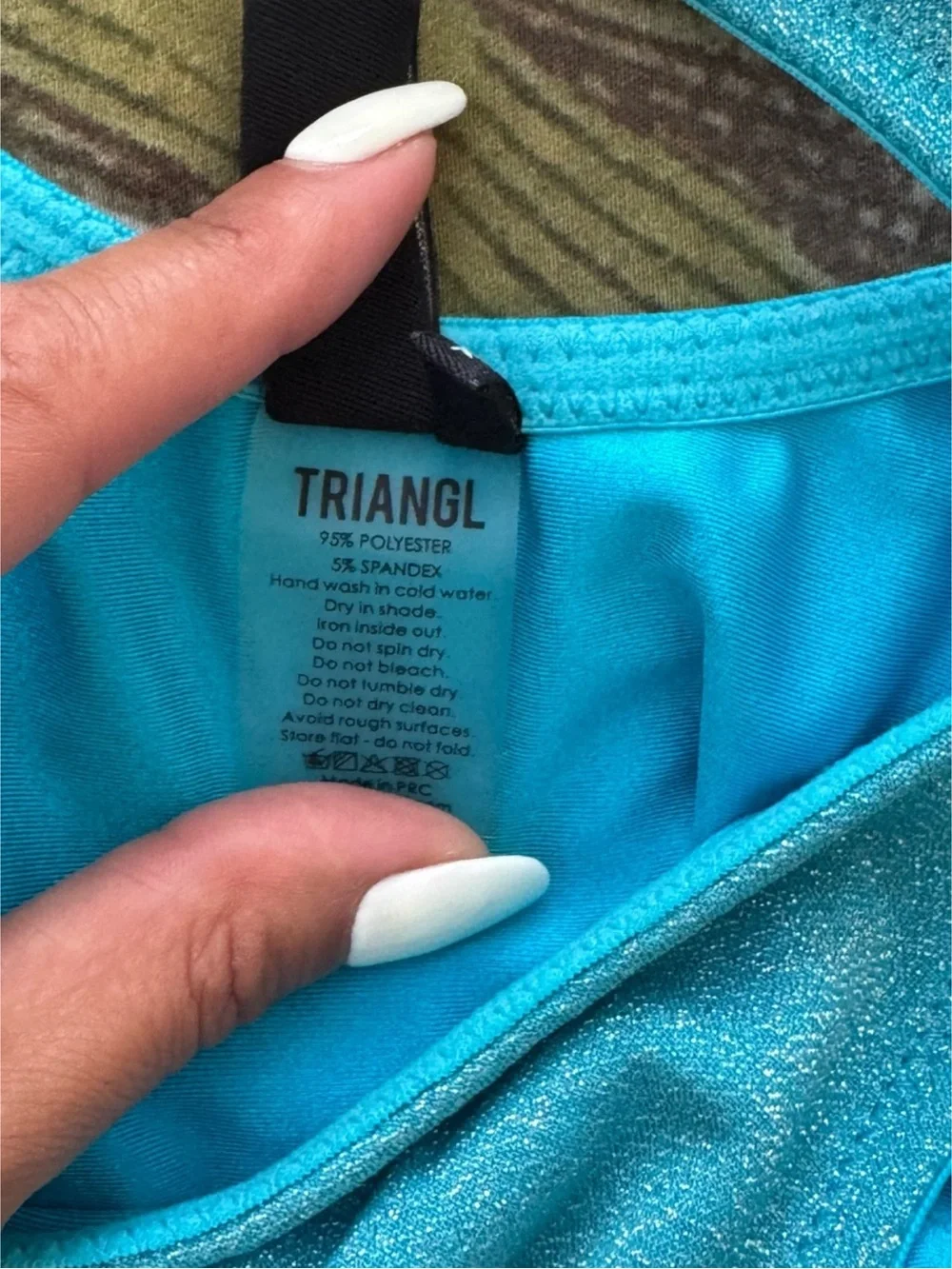 triangl swimwear Teal Two-Piece Bikini Set